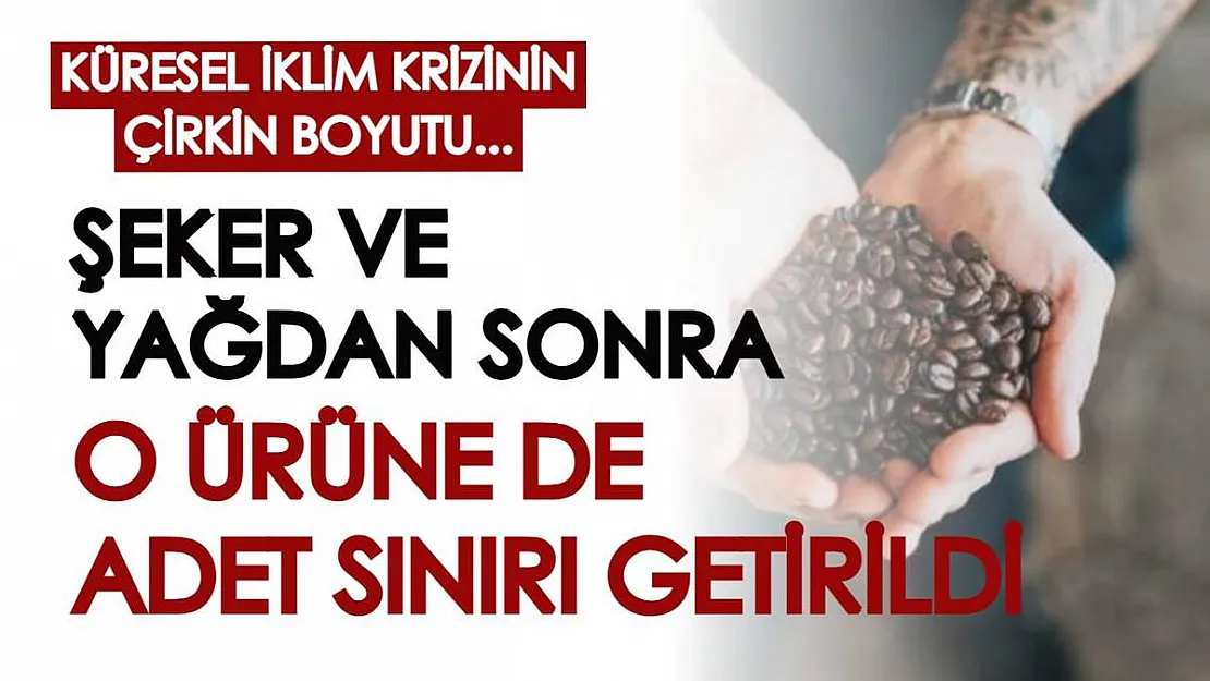 Küresel iklim krizinin marketlere etkisi: O ürüne adet sınırı getirildi, 2 adetten fazla alınamayacak