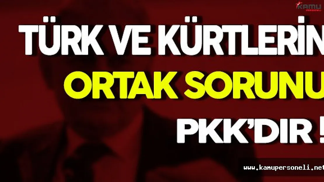 Kürt ve Türklerin PKK Gibi Bir Sorunu Var