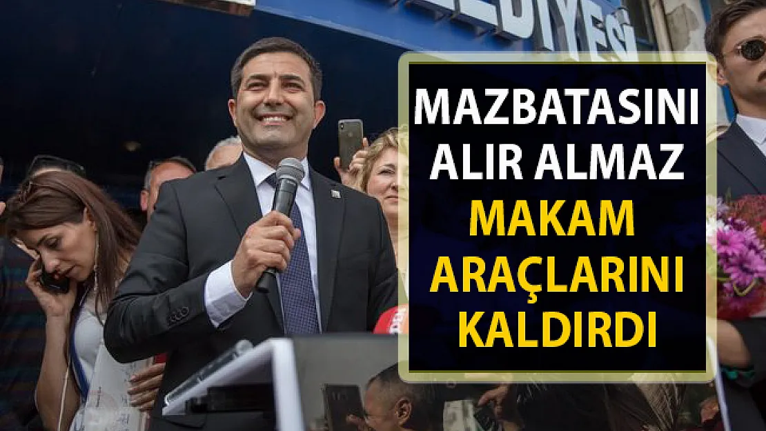 Kuşadası Belediye Başkanlığını devralan Ömer Günel, ilk görev olarak makam araçlarını kaldırdı