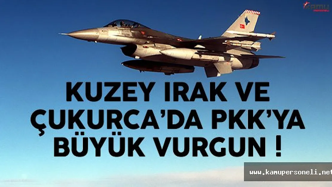 Kuzey Irak'ta Terörist Hedefleri İmha Edildi !