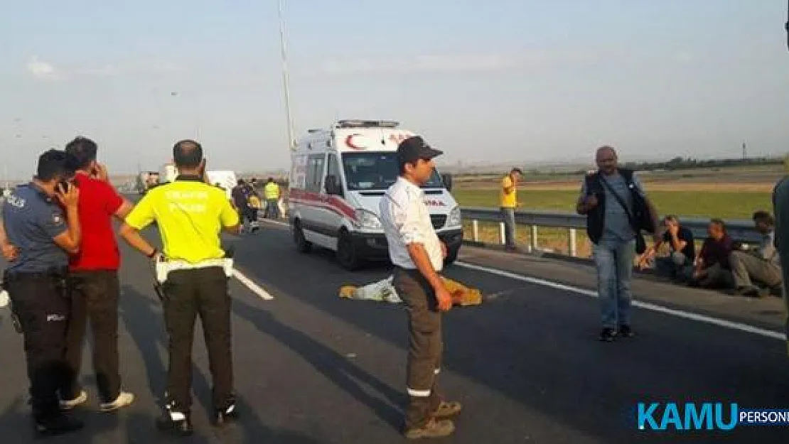 Kuzey Marmara Otoyolu Çatalca mevkiinde trafik kazası