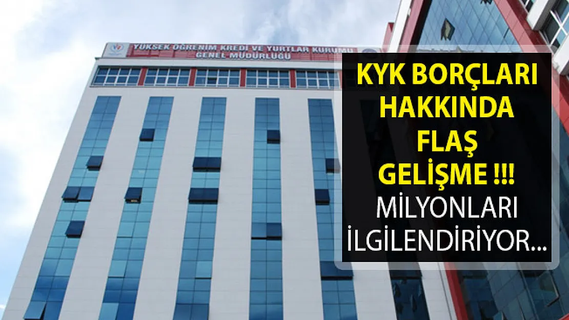 KYK Borcu Silindi Mi? KYK Borcu Kanun Teklifi Kabul Edildi Mi? KYK Borcu Ne Zaman Silinecek?