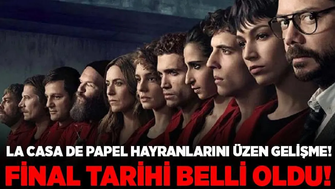 La Casa De Papel hayranlarını üzen gelişme! La Casa De Papel'in final tarihi belli oldu! La Casa De Papel 5. sezon ne zaman çıkacak?