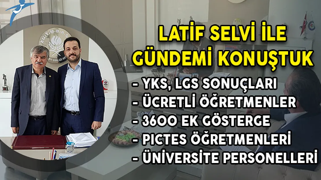 Latif Selvi: Eğitim Kademelerinde Liyakat ve Kariyer Üzerine Belli Bir Disiplin Getirmeliyiz