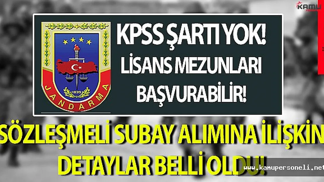 Lisans Mezunu Sözleşmeli Subay Alımı için Başvuru Şartları Belli Oldu