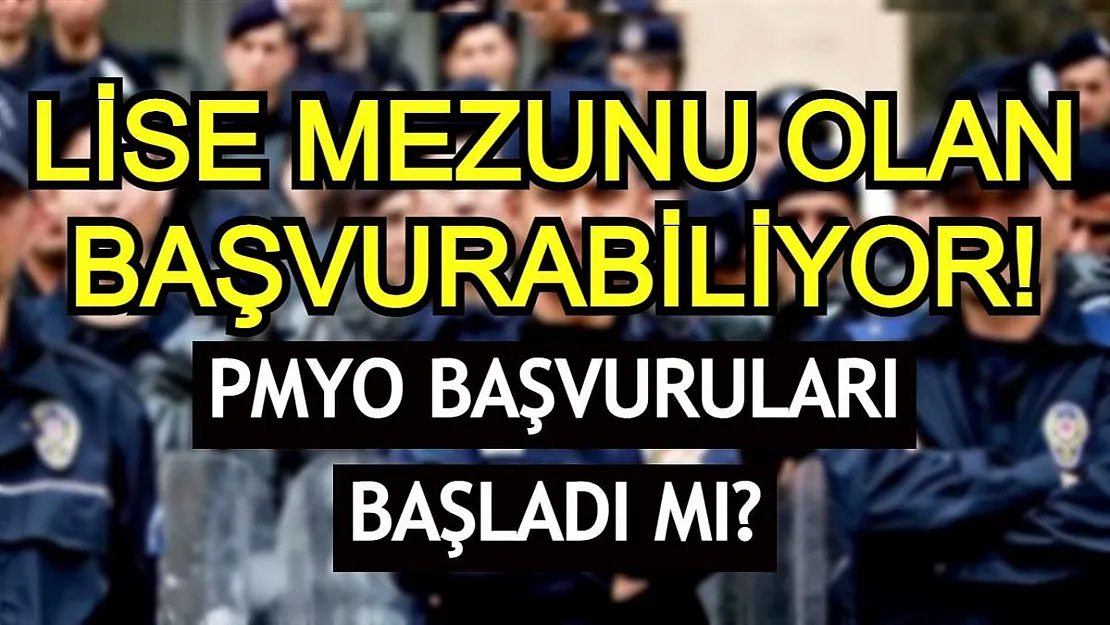 Lise mezunu olanlar başvurabiliyor! PMYO başvuru şartları nedir? Nasıl polis olunur?