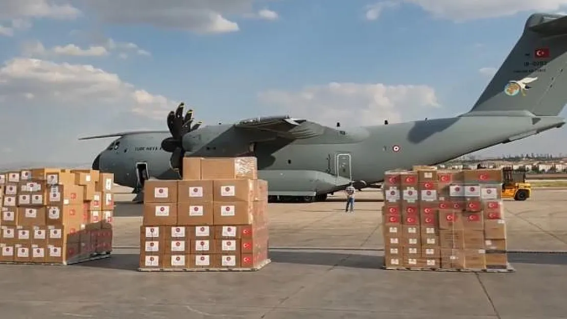 Lübnan'a bir uçak dolusu tıbbi malzeme yardımı gönderiliyor!
