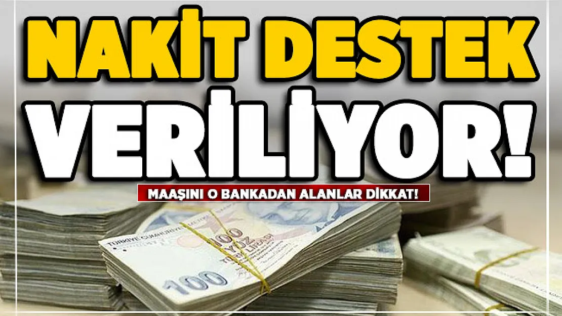 Maaşını o bankadan alanlara düşük faiz ile 100 bin lira verilecek