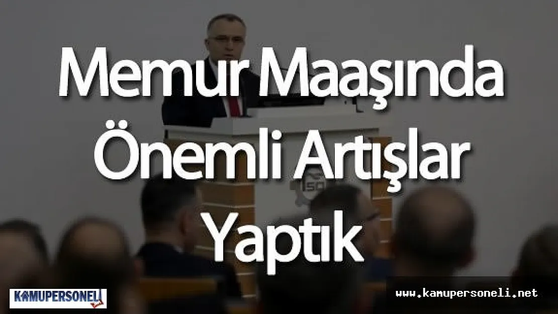 Maliye Bakanı Naci Ağbal'dan &quot2016 Memur Zammı" Açıklaması Geldi