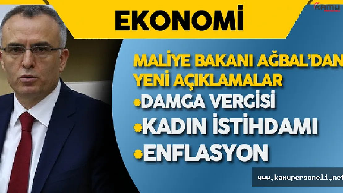 Maliye Bakanı Naci Ağbal'dan Damga Vergisi Konusunda Yeni Açıklama
