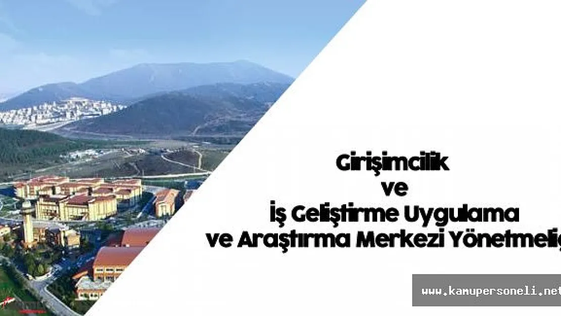 Maltepe Üniversitesi Girişimcilik ve İş Geliştirme Uygulama ve Araştırma Merkezi Yönetmeliği