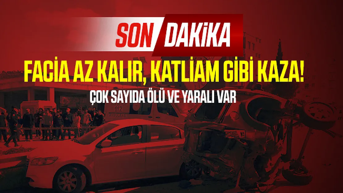 Manisa'da resmen katliam yaşandı! Çok sayıda ölü ve yaralı var!