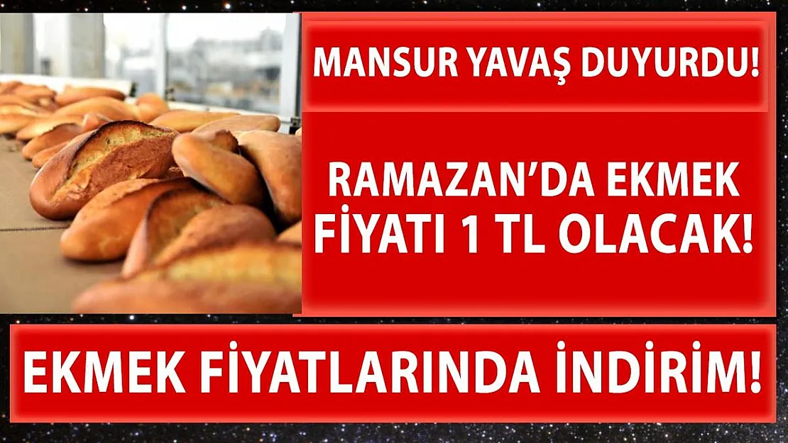 Mansur Yavaş'tan Ankaralılara müjde! Ramazan'da ekmek 1 TL'den satılacak!