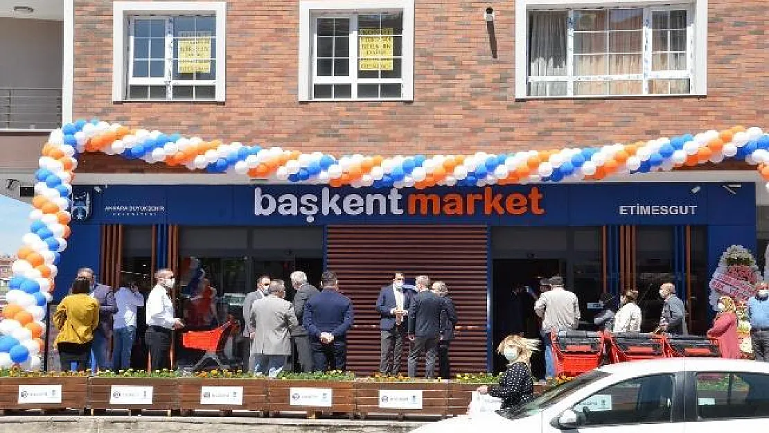 Mansur Yavaş'tan Bir Destek Projesi Daha: "Başkent Market" Açıldı