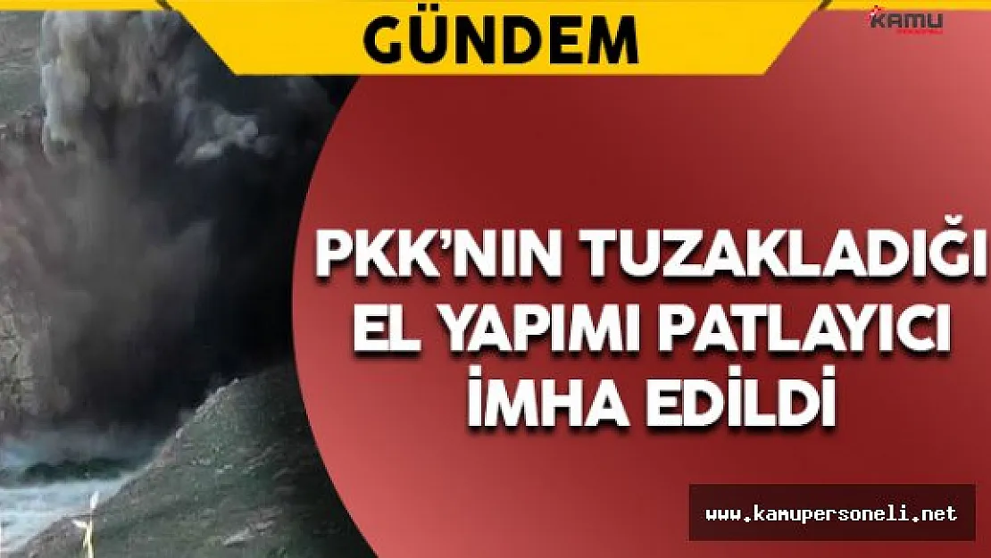 Mardin'de Yola Tuzaklanan Patlayıcı İmha Edildi
