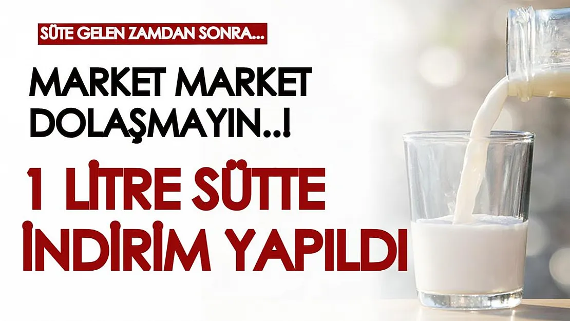 Market market dolaştıran zamlardan sonra kampanya yapıldı! 1 litre süt piyasanın çok daha altında fiyattan satılıyor