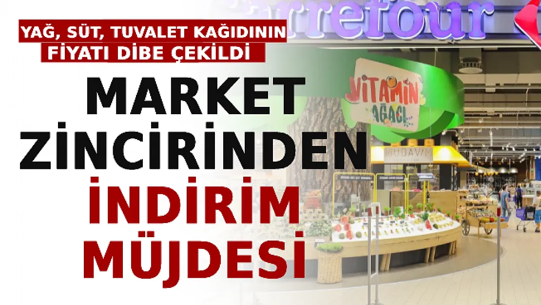 Market Zincirinden İndirim Müjdesi: Yağ, Süt, Makarna, Tuvalet Kağıdı Ve Pek Çok Ürünün Fiyatı Dibe Çekildi