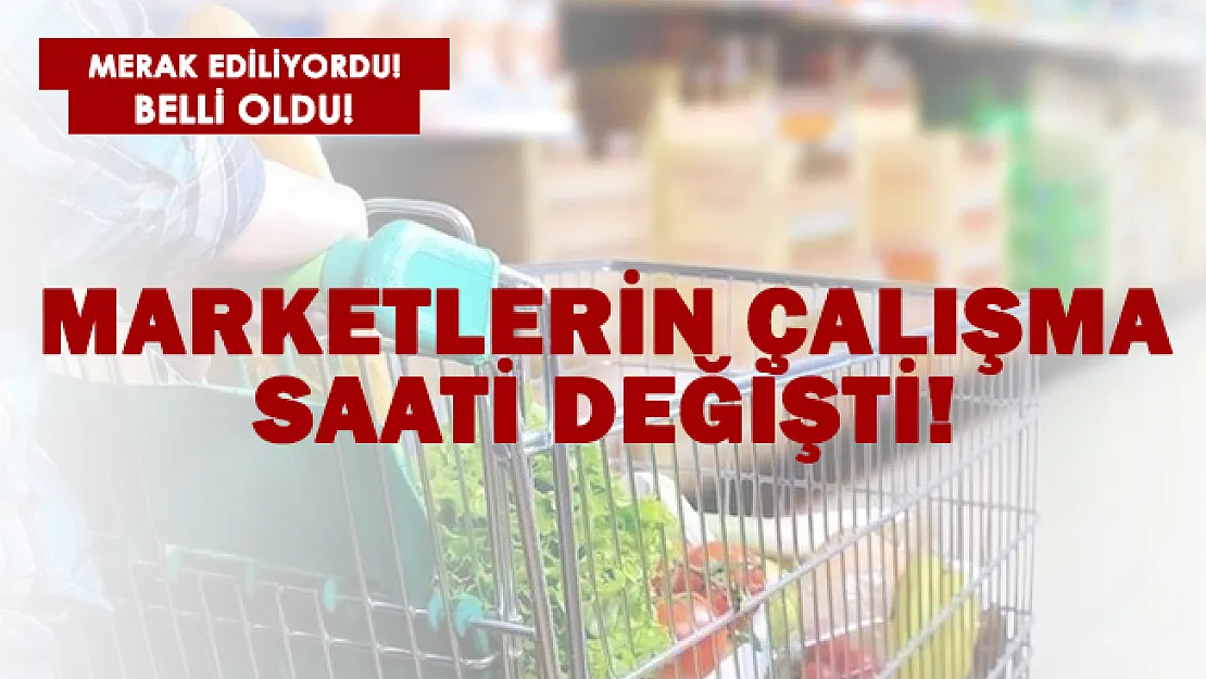 Marketler neden kapalı? Marketler bugün açılacak mı? 1 Ocak marketler çalışma saatleri..