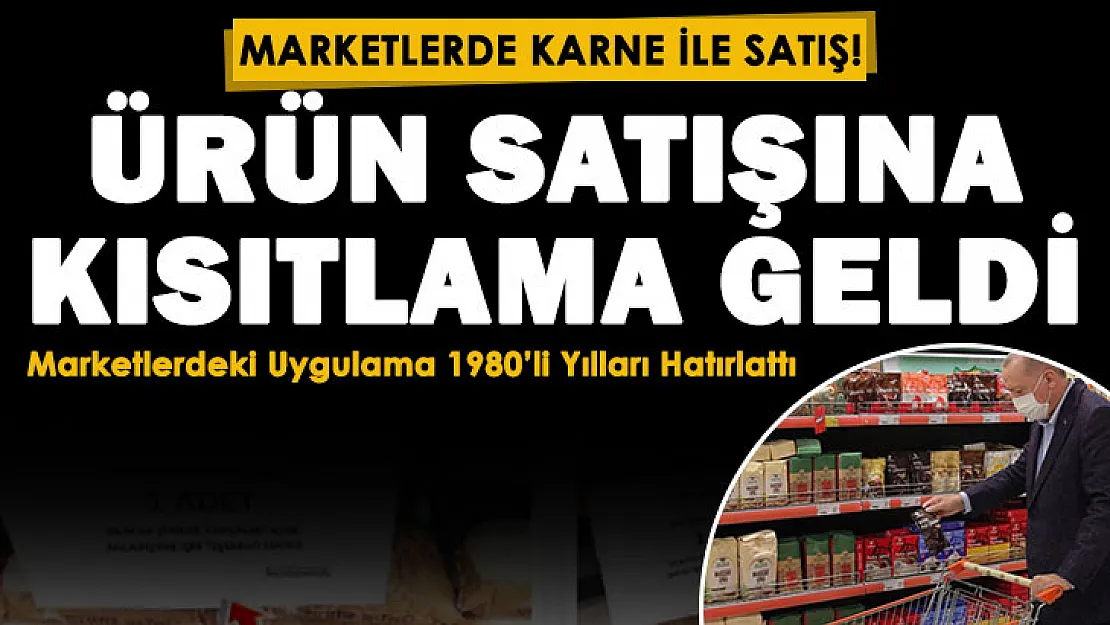 Marketlerde karne ile satış mı başlıyor? Marketlerdeki yeni uygulama 1980'li yılları hatırlattı