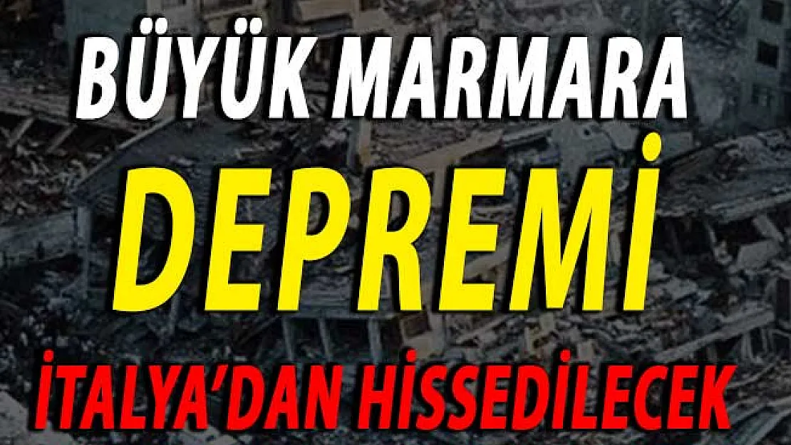 Marmara İçin Büyük Deprem Bekleniyor ! Marmara Depremi İtalya'dan Hissedilecek
