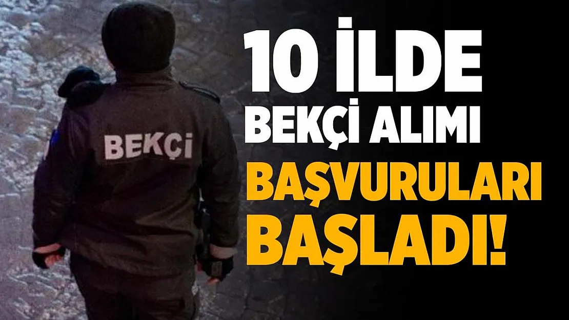 Mart 2021 bekçi alım başvuruları devam ediyor! Başvurular İŞKUR üzerinden!
