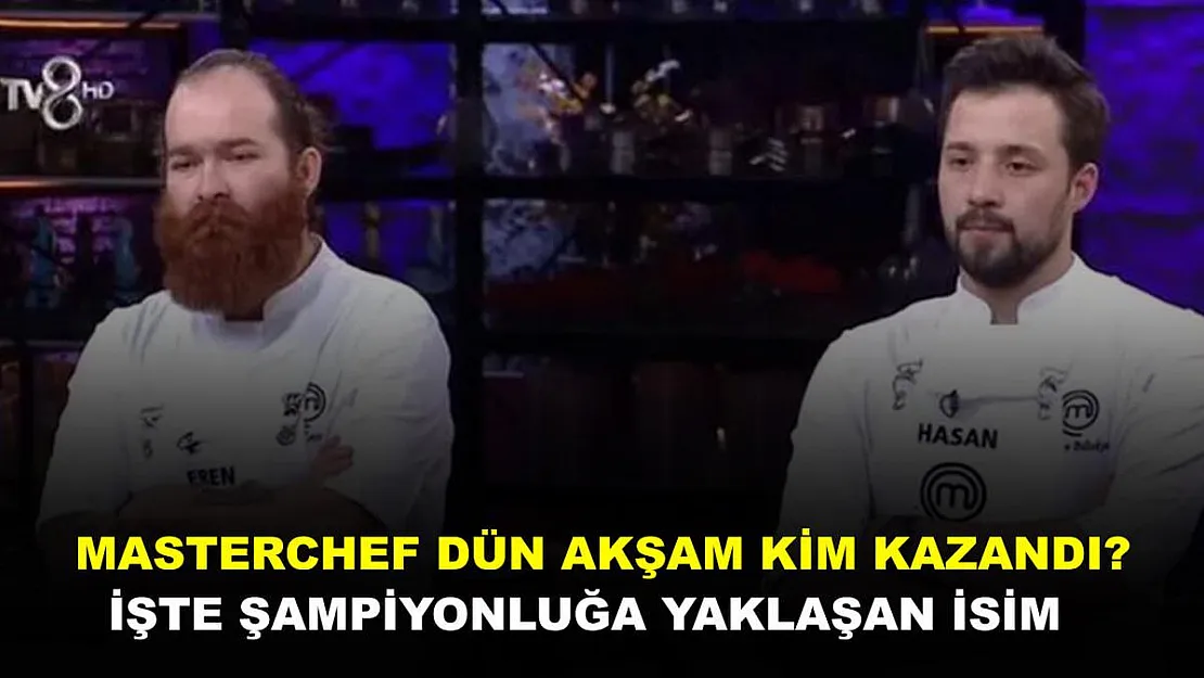 Masterchef dün akşam kim kazandı? İşte şampiyonluğa yaklaşan isim