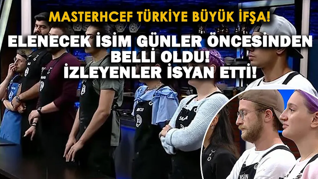 MasterChef Türkiye büyük ifşa! 31 Ekim MasterChef elenen isim ortaya çıktı! Herkes isyan etti!