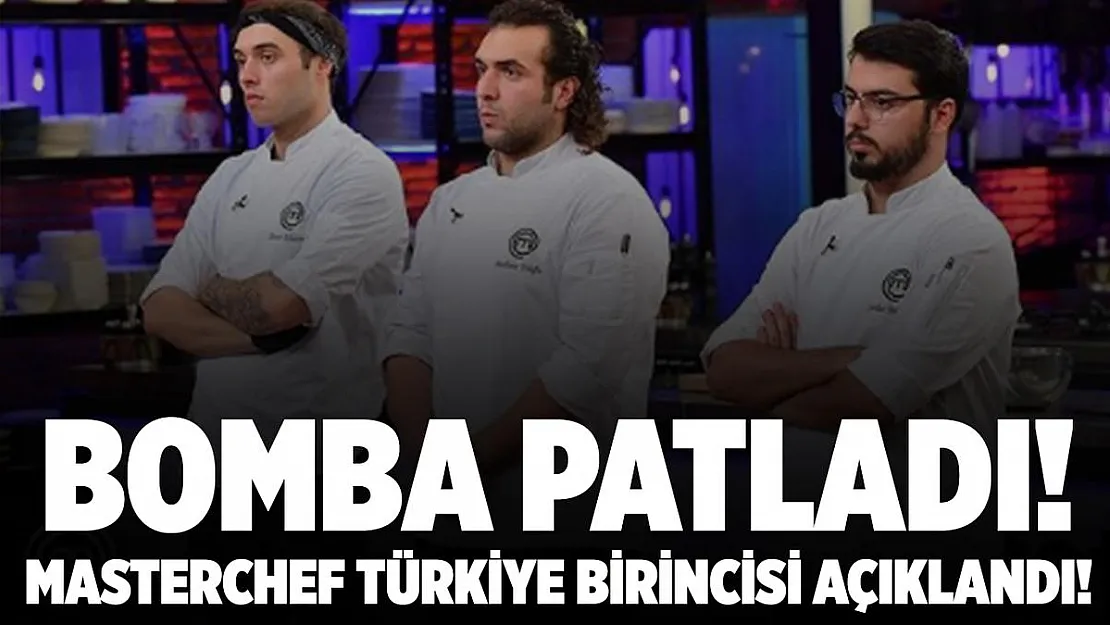 MasterChef'in en büyük bombası patladı! MasterChef Türkiye 2020 şampiyonu belli odu!