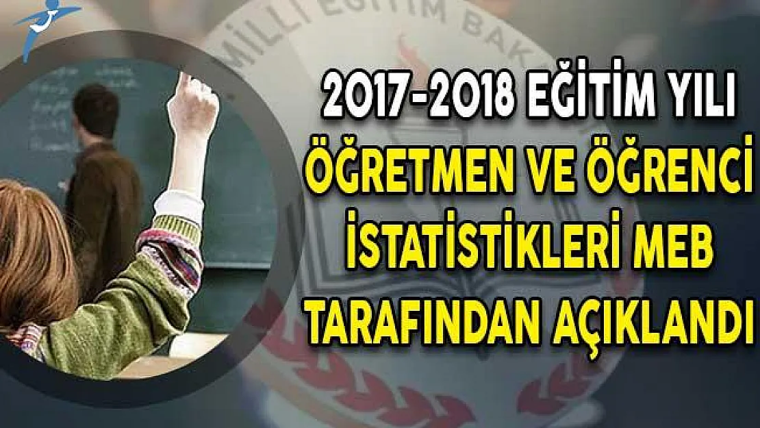MEB 2017-2018 Eğitim Dönemi Öğrenci ve Öğretmen İstatistiklerini Açıkladı