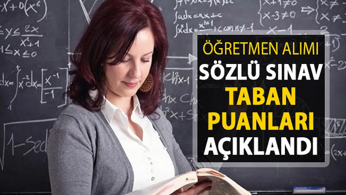 MEB 2019 Öğretmen Alımı Mülakat Taban Puanları Yayımlandı