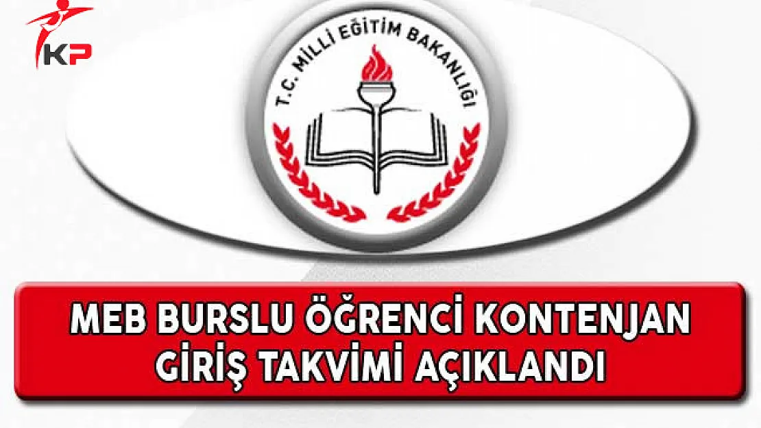 MEB Burslu Öğrenci Kontenjan Giriş Takvimi Açıklandı