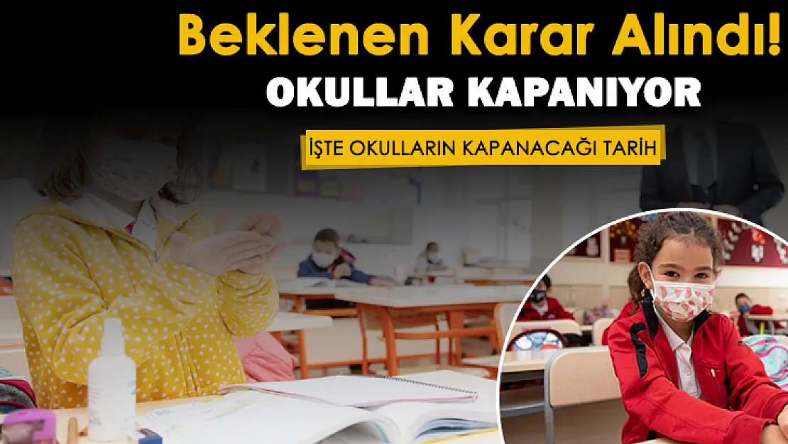 MEB korona salgınında beklenen kararı aldı! Okullar kapanıyor: İşte yüz yüze eğitime ara verilecek tarih