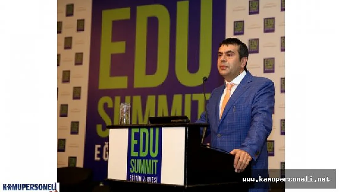 MEB Müsteşarı Eğitim Zirvesine Katıldı