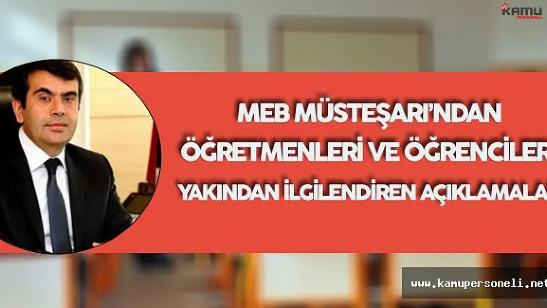 MEB Müsteşarı Tarih Verdi ! Açığa Alınan Öğretmenler Dikkat!