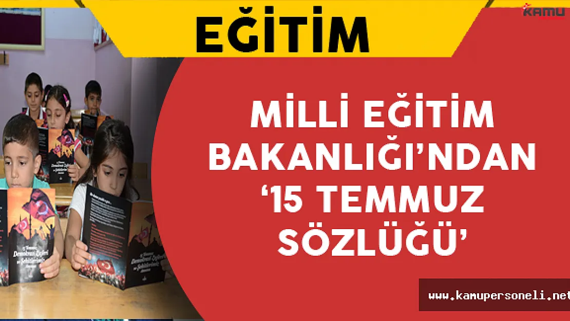 MEB'den ཋ Temmuz Sözlüğü'