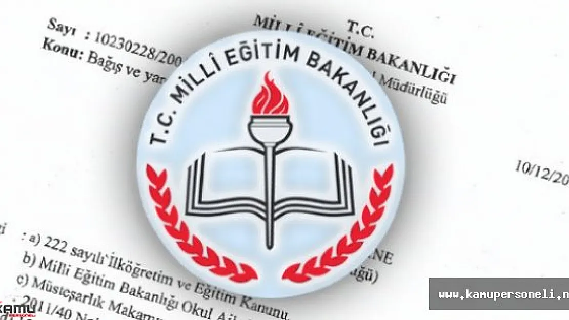 MEB'den Salonların ve Açık Alanların Kiralanması Hakkında Resmi Yazı