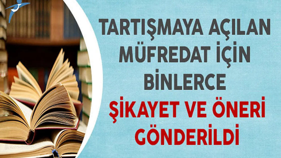 MEB'in Yeni Müfredatı İçin Binlerce Şikayet ve Öneri Gönderildi
