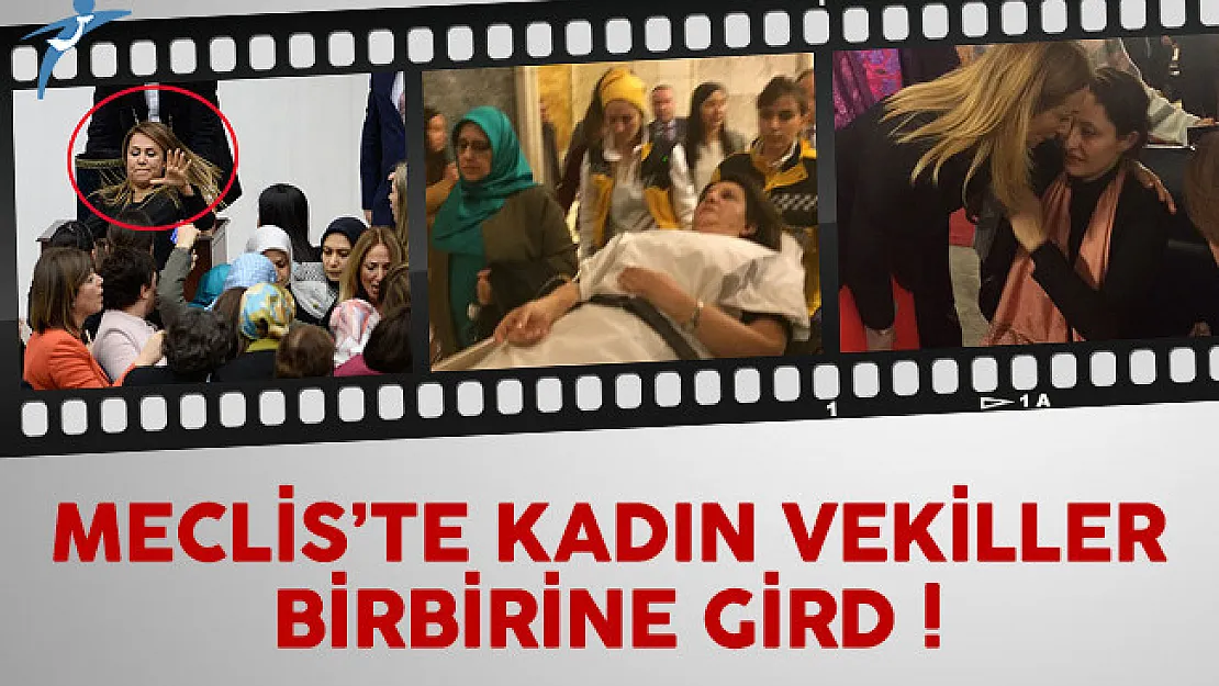 Meclis'te kadın vekiller birbirine girdi