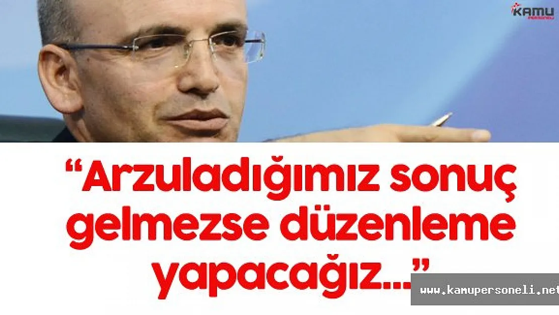 Mehmet Şimşek :" Trafik Sigortası Prim Konusunda İstediğimiz Sonuç Olmazsa..."