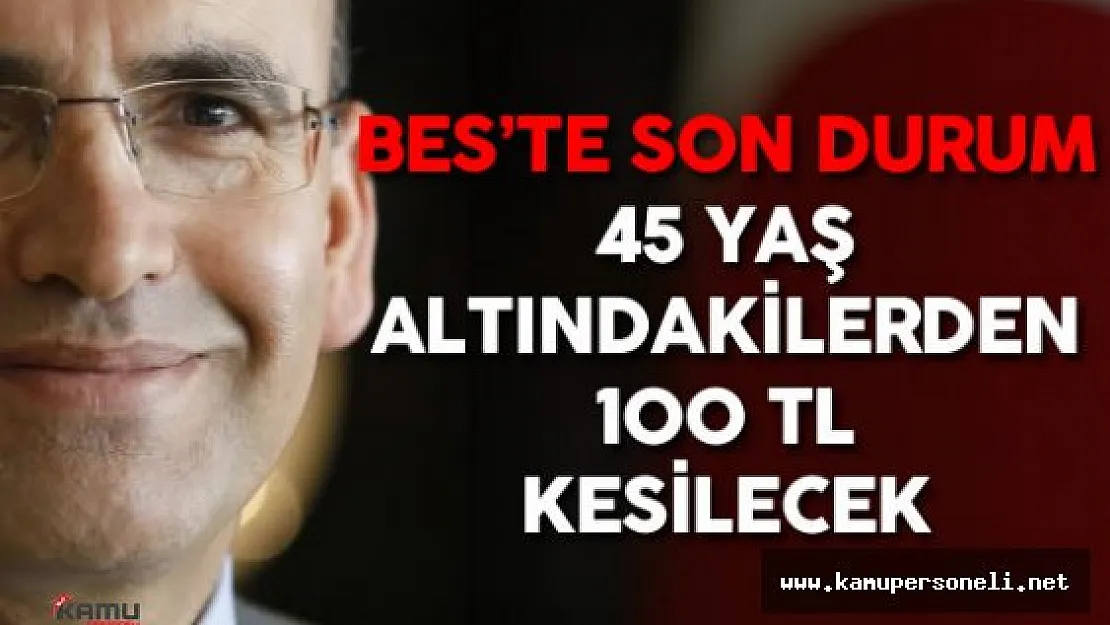 Mehmet Şimşek'ten BES Açıklaması : "İlk Etapta Çalışanın Maaşından 100 Lira Kesilecek"