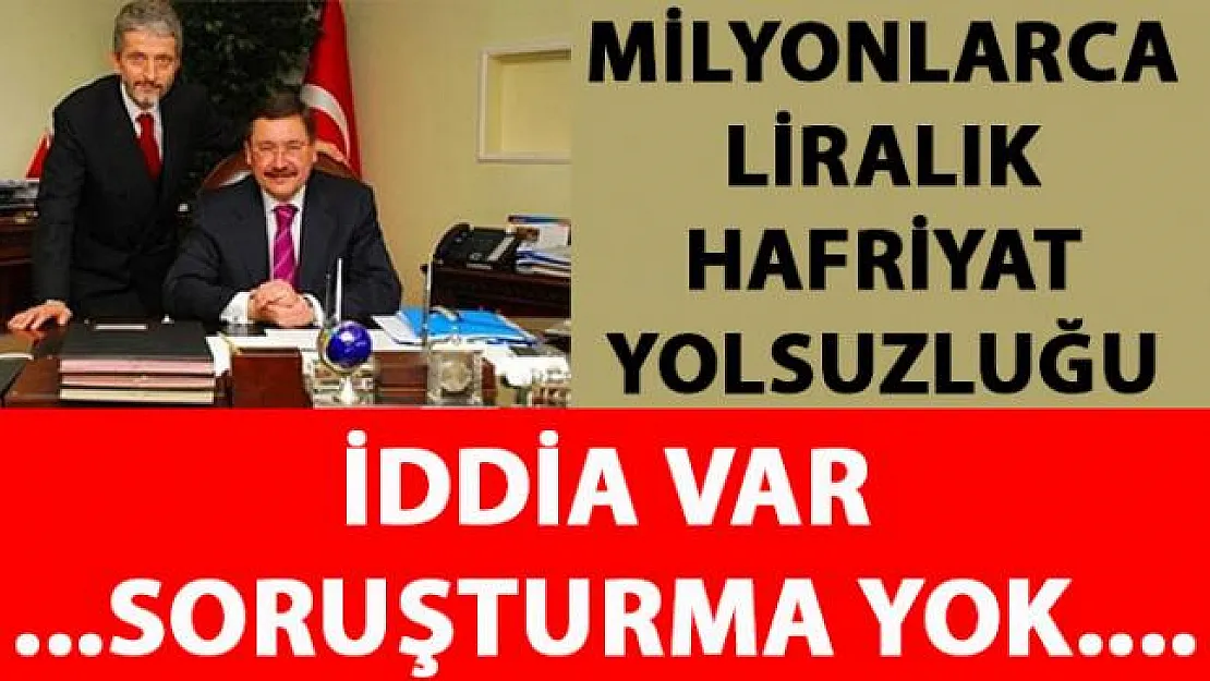 Melih Gökçek hakkında milyonlarca liralık hafriyat yolsuzluğu iddiası