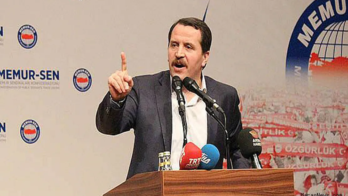 Memur Sen Başkanı Yalçın'dan Başbakan Yıldırım'a Sözleşmeli Personel Eleştirisi