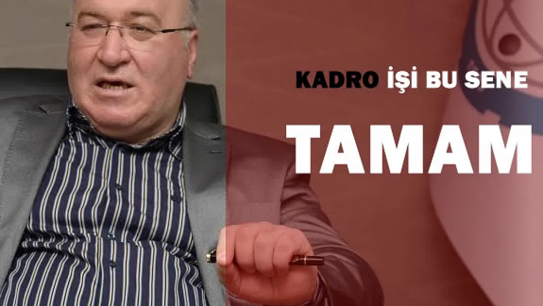 Memur-Sen : &quotKadro Çalışmaları Tamamlandı"