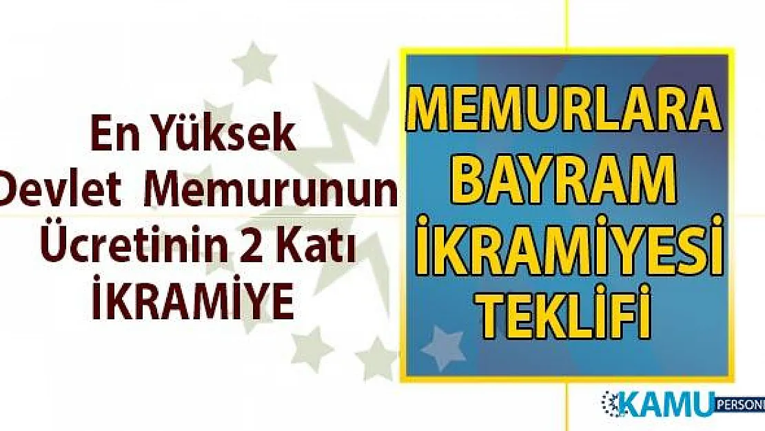 Memurlara Bayram İkramiyesi teklifi verildi! Memur-Sen'in sunduğu ikramiye teklifi