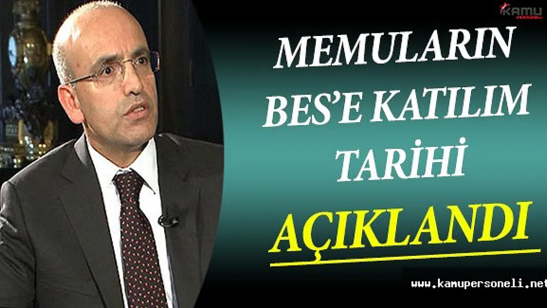 Memurların BES'e Katılma Tarihleri Açıklandı !