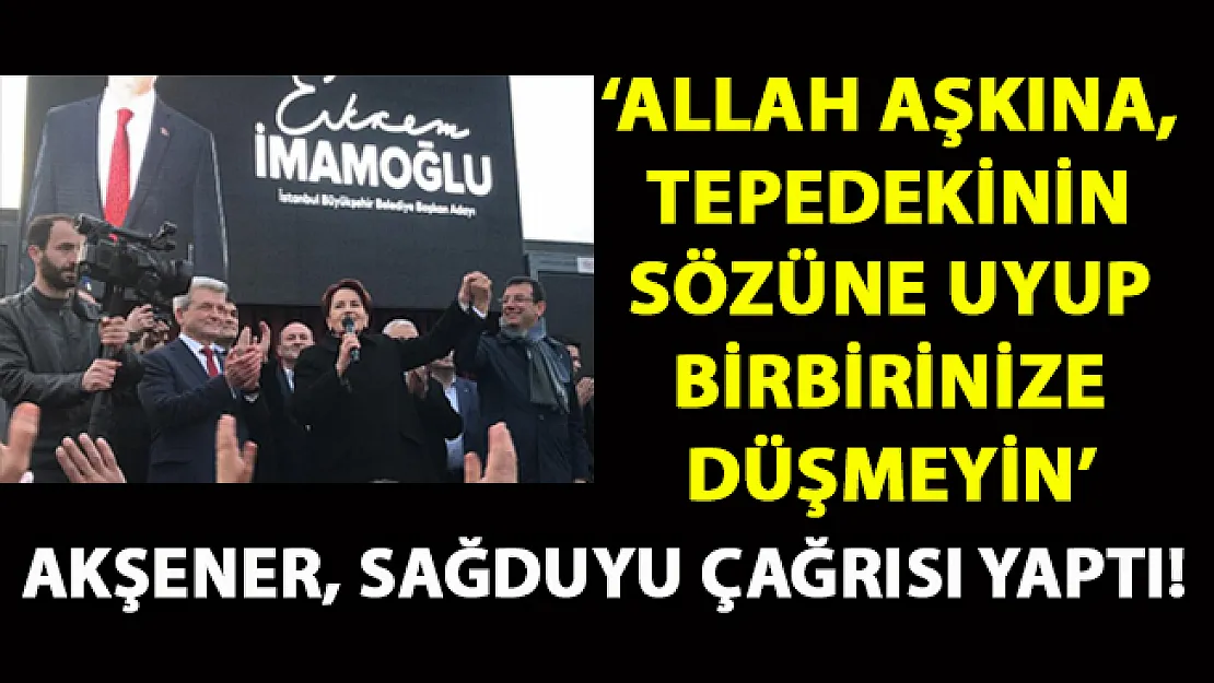 Meral Akşener: Tayyip bey Türkiye geneline aday