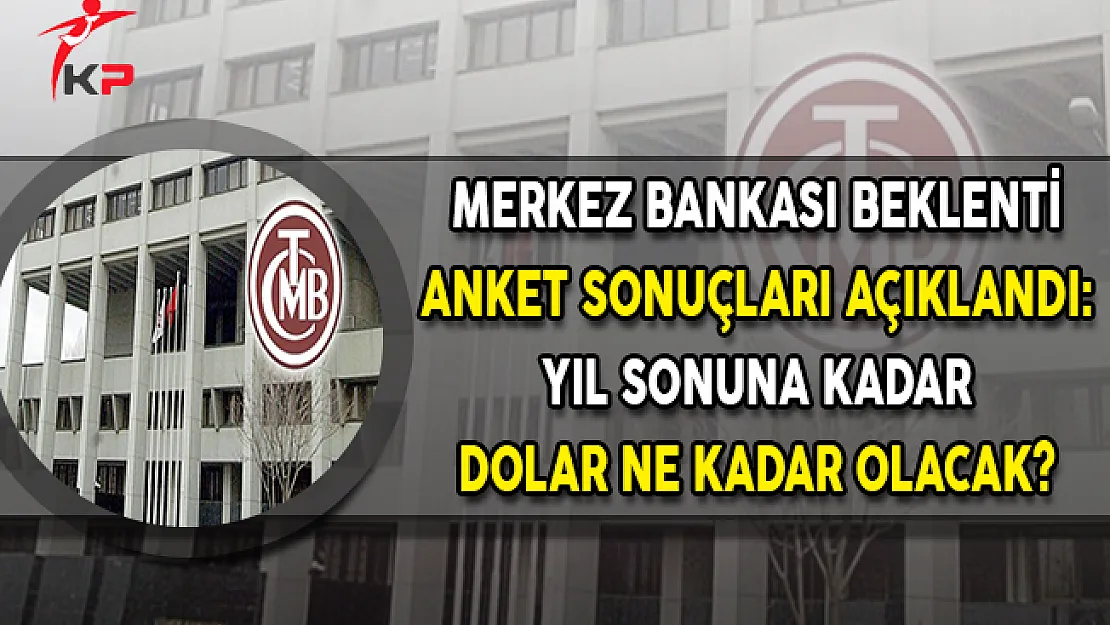 Merkez Bankası Beklenti Anketi Sonuçları Açıklandı ! Yıl Sonuna Kadar Dolar Ne Kadar Olacak?