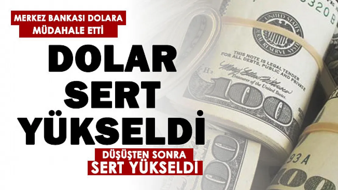 Merkez Bankası dolar kuruna müdahale etti! Dolar düşüşe geçti, ardından çok sert yükseldi