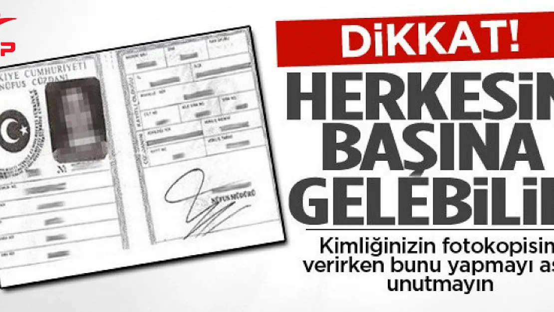 Merkez Bankası Uyarıyor! Kimlik fotokopisi verirken aman not düşmeyi unutmayın