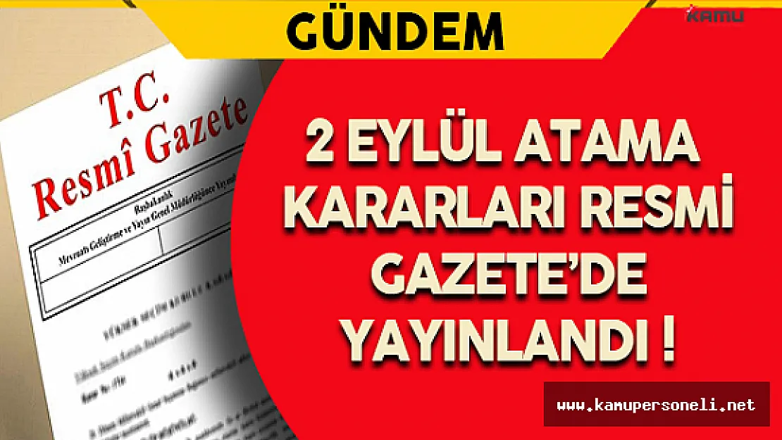 Merkez Bankası ve 3 Diğer Bakanlık İçin Atama Kararları Resmi Gazete'de !